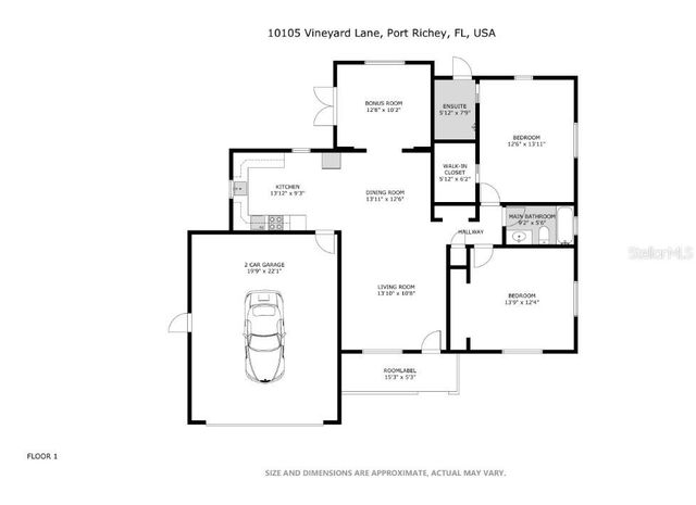 10105 VINEYARD LANE, Port Richey, FL 34668