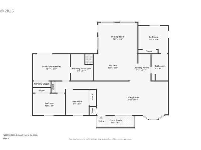 12807 Ne 159TH St, Brush Prairie, WA 98606