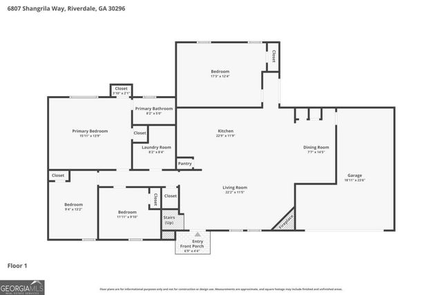 6807 Shangrila Way, Riverdale, GA 30296