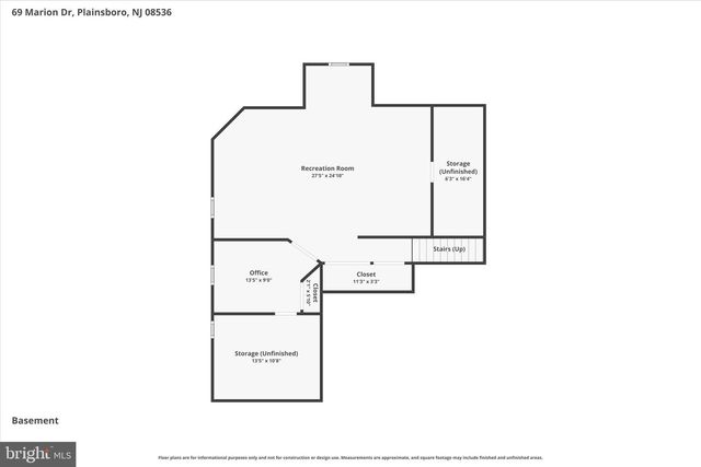 69 MARION DRIVE, Plainsboro, NJ 08536