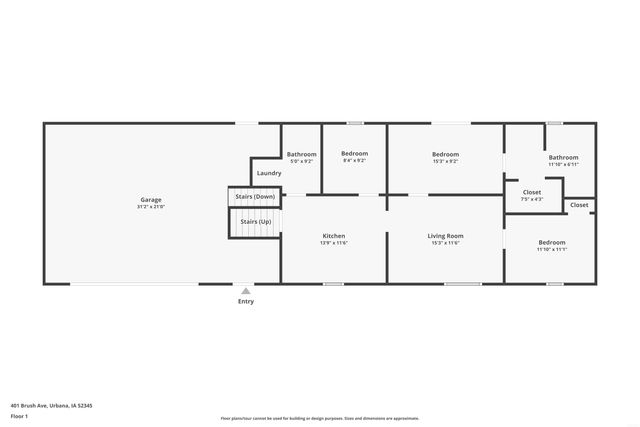 401 Brush Avenue, Urbana, IA 52345