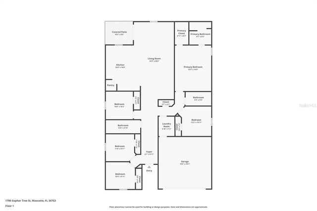 1700 GOPHER TREE STREET, Mascotte, FL 34753