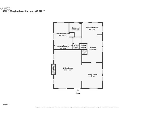 6816 N MARYLAND Ave, Portland, OR 97217