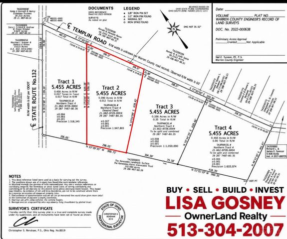 0 Templin Road, Harlan Twp, OH 45107