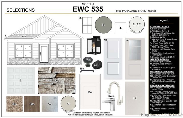 1158- LOT 535 Parkland Trail, Jeffersonville, IN 47130