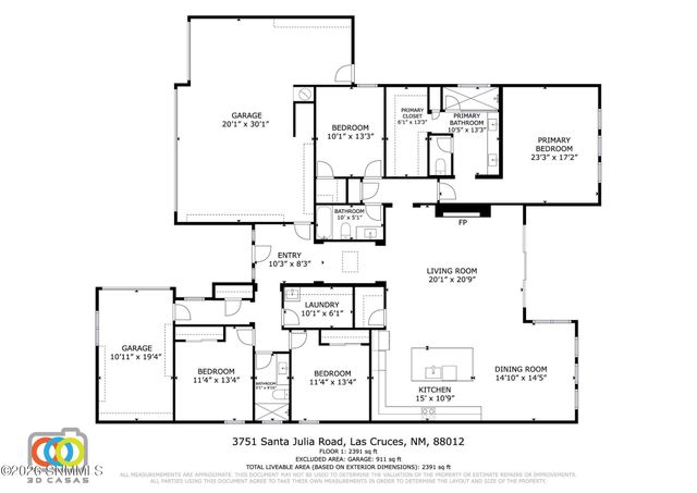 3751 Santa Julia Road, Las Cruces, NM 88012