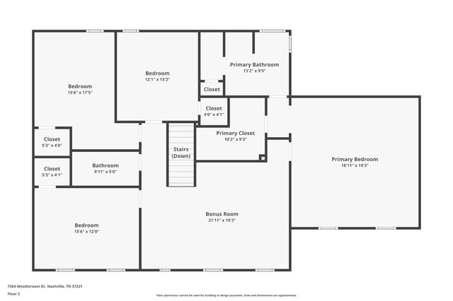 7504 Woodstream Dr, Nashville, TN 37221