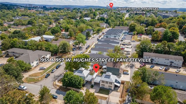 955 & 957 W Hughes Street, Fayetteville, AR 72701
