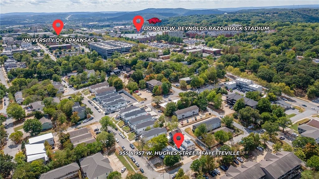 955 & 957 W Hughes Street, Fayetteville, AR 72701