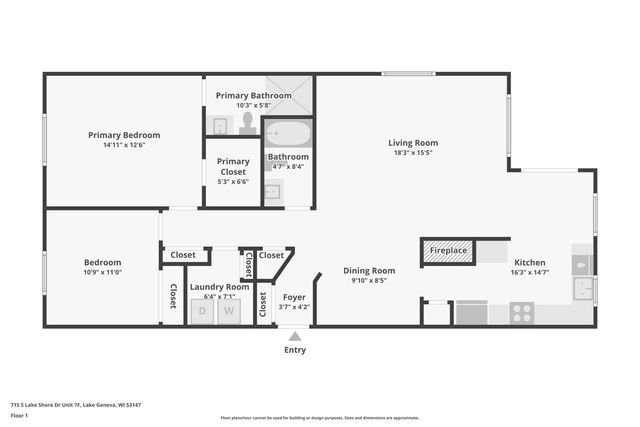 715 S Lake Shore Drive #7F, Lake Geneva, WI 53147