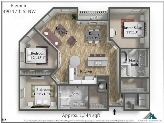 390 17th Street NW 3044, Atlanta, GA 30363