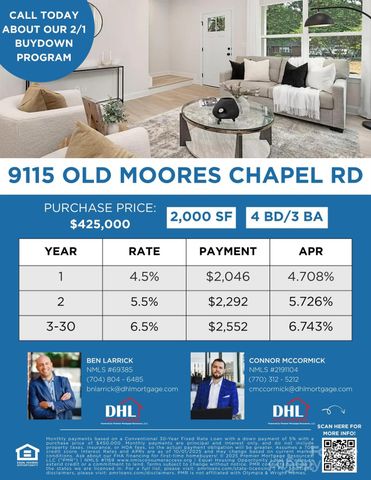 9115 Old Moores Chapel Road, Charlotte, NC 28214