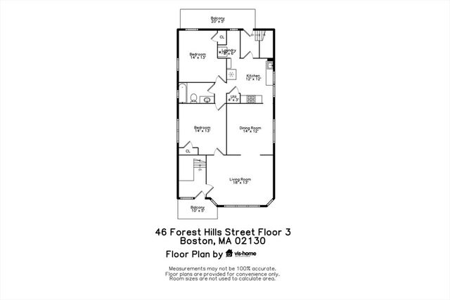 46 Forest Hills St 3, Boston, MA 02130