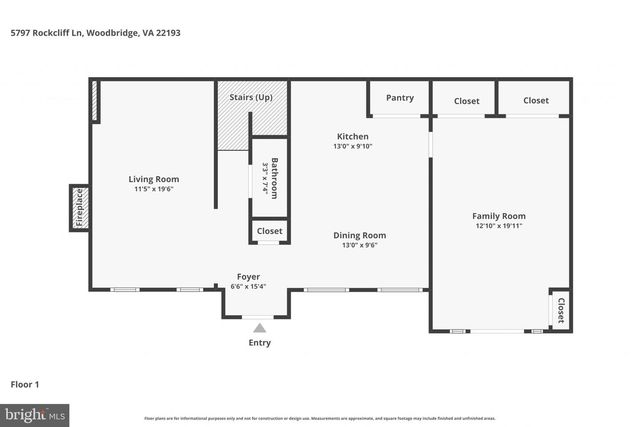 5797 ROCKCLIFF LN, Woodbridge, VA 22193