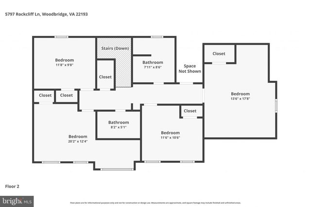 5797 ROCKCLIFF LN, Woodbridge, VA 22193