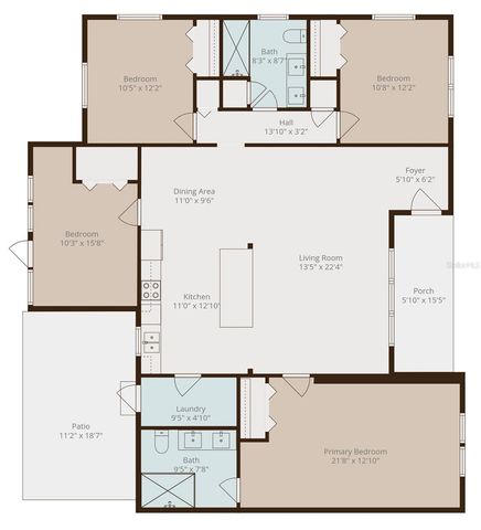 2286 TERRACE DRIVE N, Clearwater, FL 33765