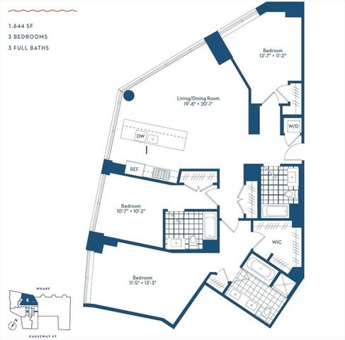 100 Lovejoy Wharf PH3E, Boston, MA 02114