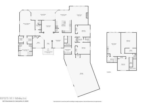 827 E DORCHESTER Drive, St. Johns, FL 32259