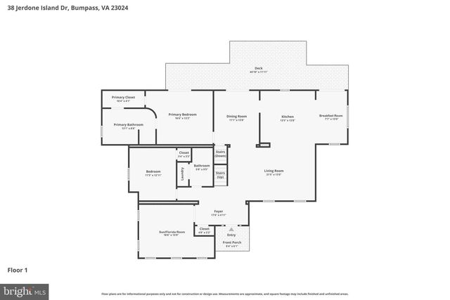 38 JERDONE ISLAND, Bumpass, VA 23024