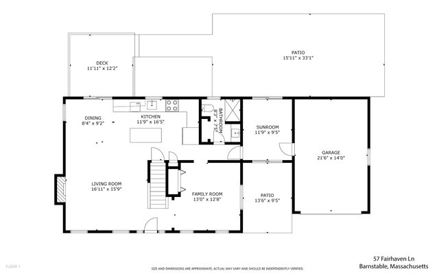 57 Fairhaven Lane, Marstons Mills, MA 02648