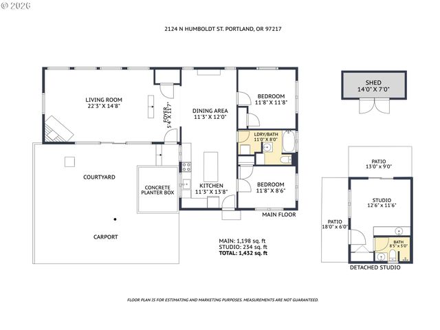 2124 N HUMBOLDT St, Portland, OR 97217