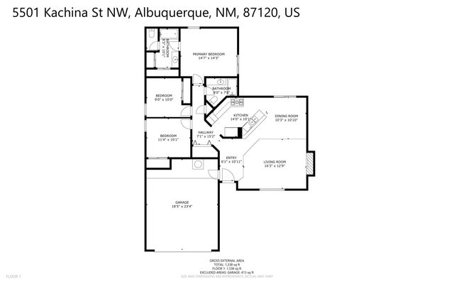 5501 Kachina Street NW, Albuquerque, NM 87120