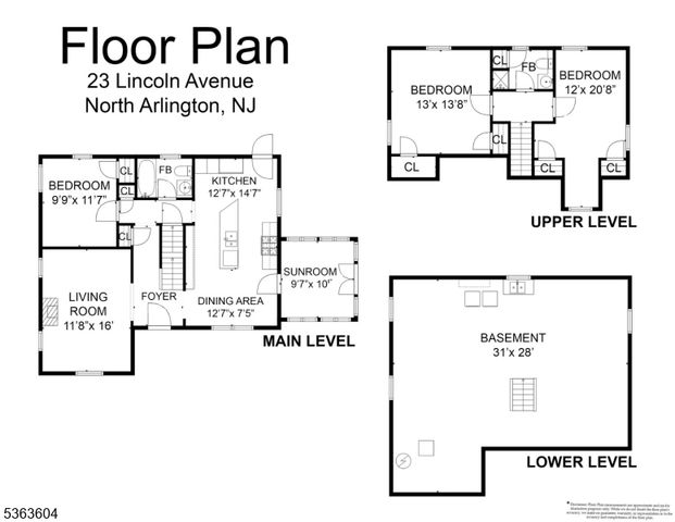 23 Lincoln Ave, North Arlington Boro, NJ 07031