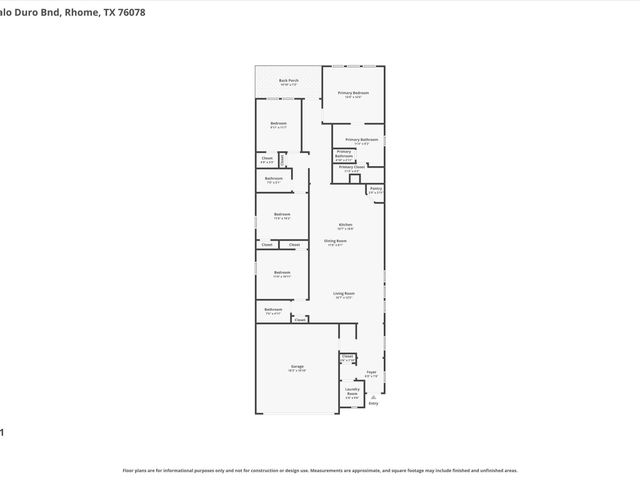 166 Palo Duro Bend, Rhome, TX 76078