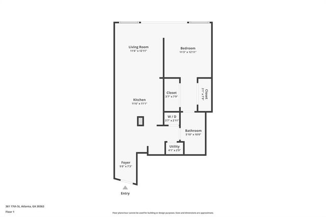 361 17th Street NW 1807, Atlanta, GA 30363