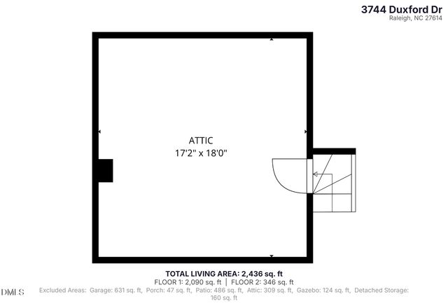 3744 Duxford, Raleigh, NC 27614