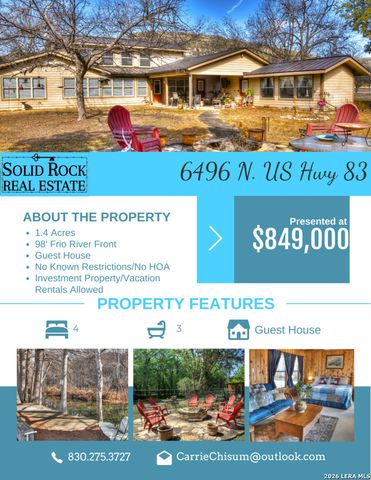 6496 N US HIGHWAY 83, Leakey, TX 78873