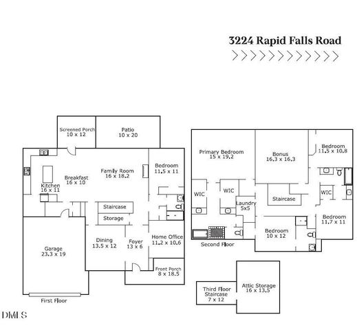 3224 Rapid Falls Road, Morrisville, NC 27560