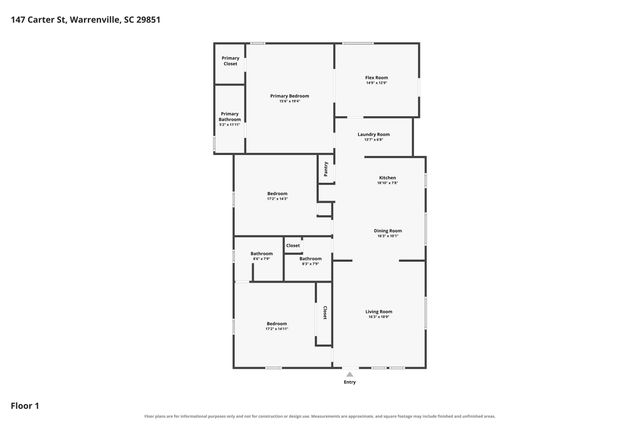 147 Carter Street, Warrenville, SC 29851