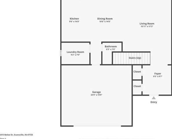 2415 Belize Drive, Evansville, IN 47725