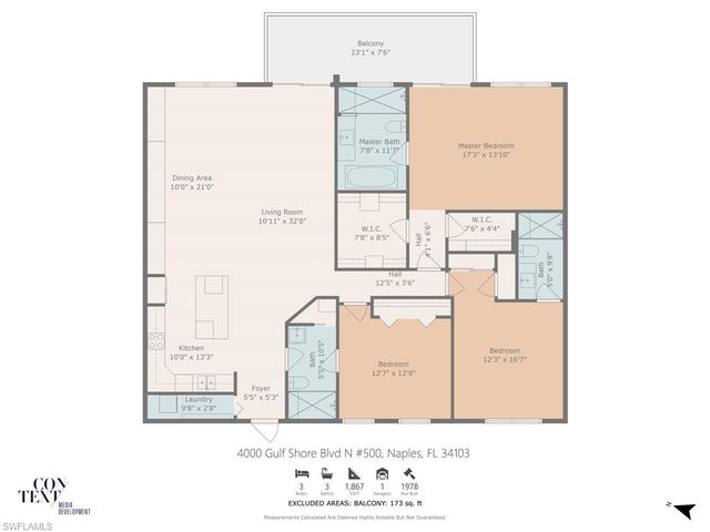 4000 Gulf Shore BLVD N # 500, Naples, FL 34103