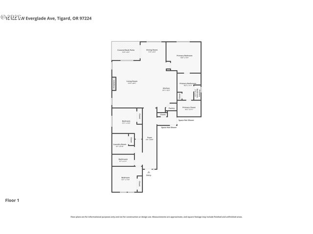 15425 Sw EVERGLADE Ave, Tigard, OR 97224