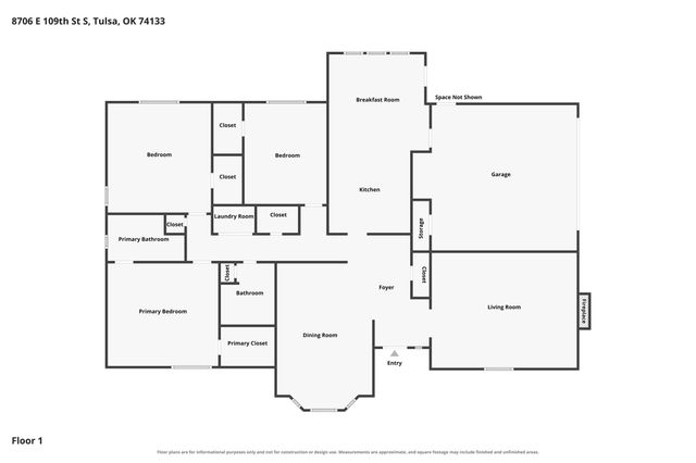 8706 E 109th Street, Tulsa, OK 74133