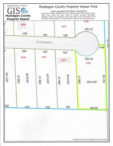 5195 Bittersweet Drive, Muskegon, MI 49445