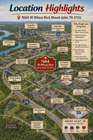 1664 W Wilson Blvd, Mount Juliet, TN 37122