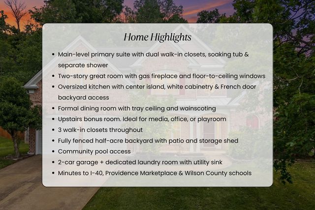 1664 W Wilson Blvd, Mount Juliet, TN 37122