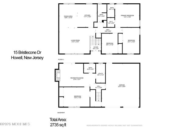 15 Bristlecone Drive, Howell, NJ 07731
