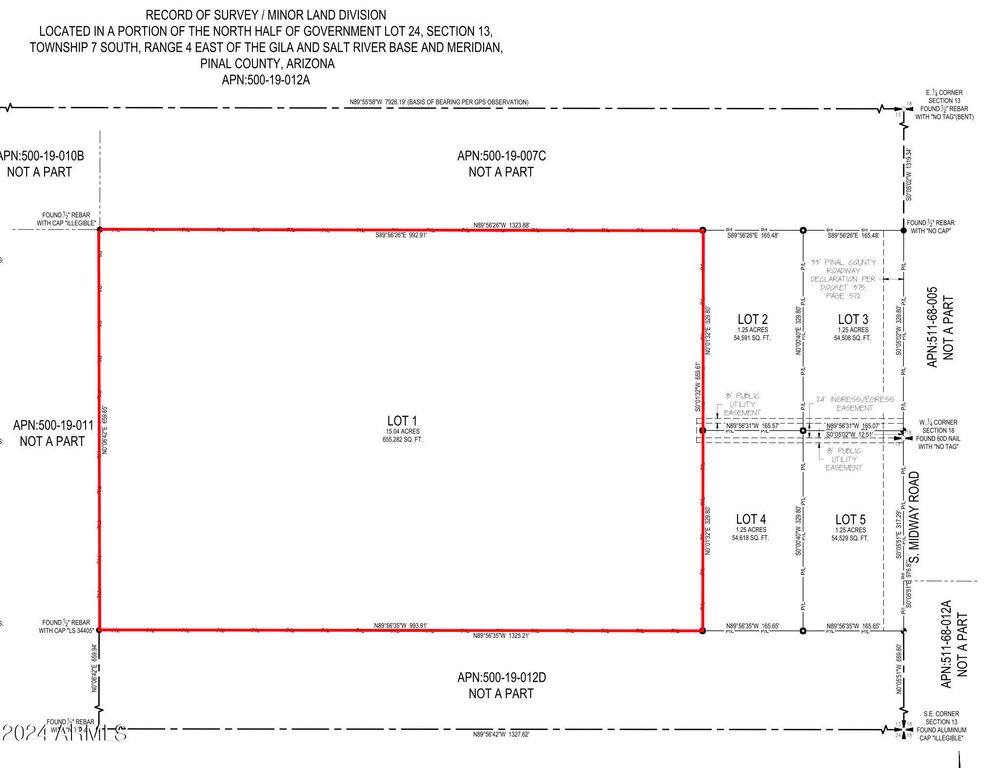 LOT 1 S MIDWAY (WEST) Road 1, Casa Grande, AZ 85193 — photo 2