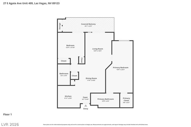 27 East Agate Avenue 409, Las Vegas, NV 89123