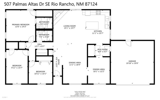507 Palmas Altas Drive SE, Rio Rancho, NM 87124