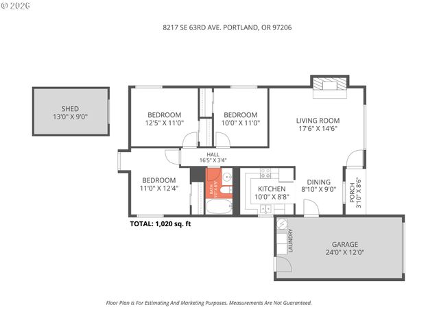 8217 Se 63RD Ave, Portland, OR 97206