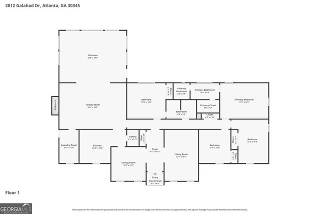 2812 Galahad Drive NE, Atlanta, GA 30345