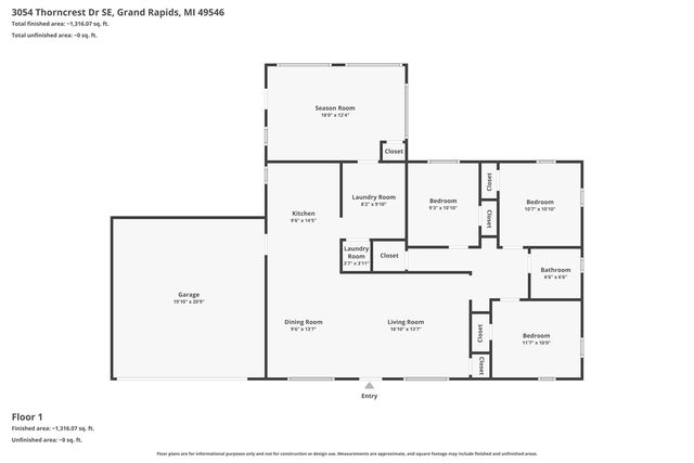 3054 Thorncrest Drive, Grand Rapids, MI 49546