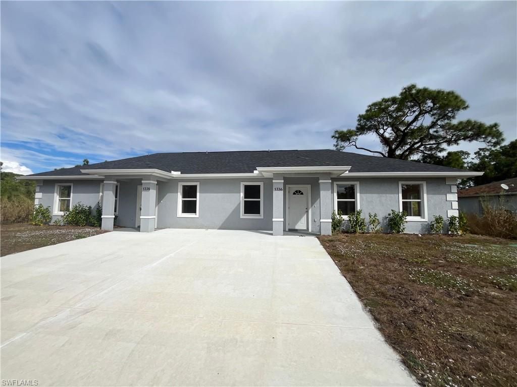 5336/5338 29th ST SW, LEHIGH ACRES, FL 33973 — exterior