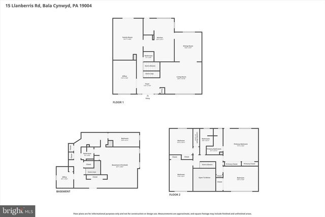 15 LLANBERRIS RD, Bala Cynwyd, PA 19004