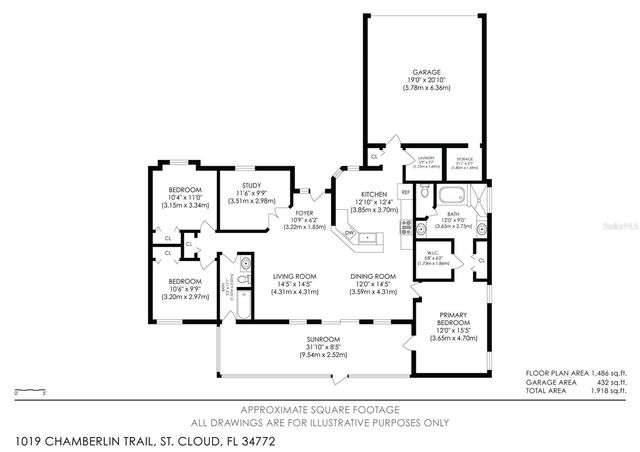 1019 CHAMBERLIN TRAIL, St Cloud, FL 34772